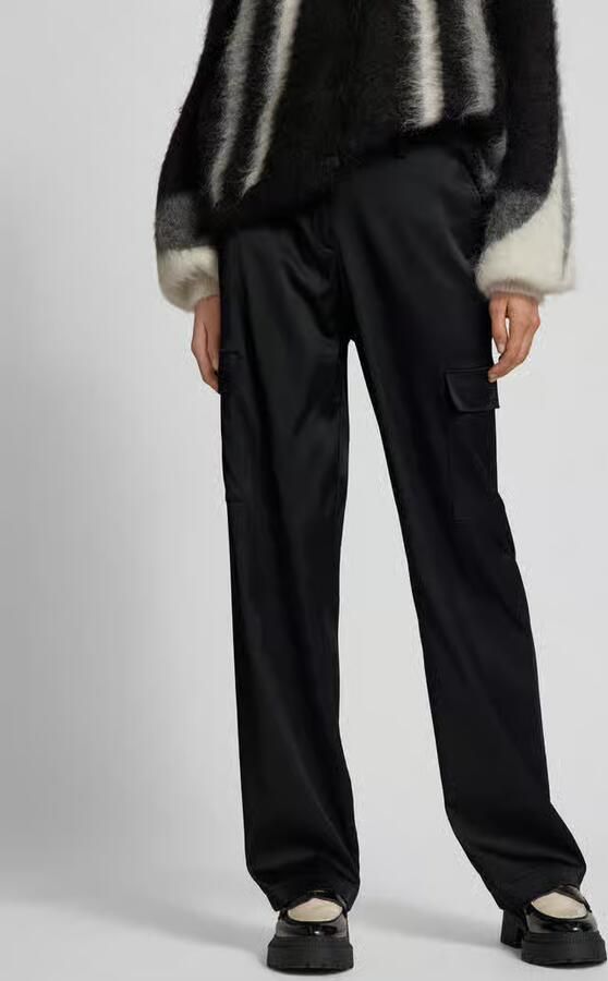 Gardeur Straight leg stoffen broek met cargozakken model 'Faja' - Foto 4