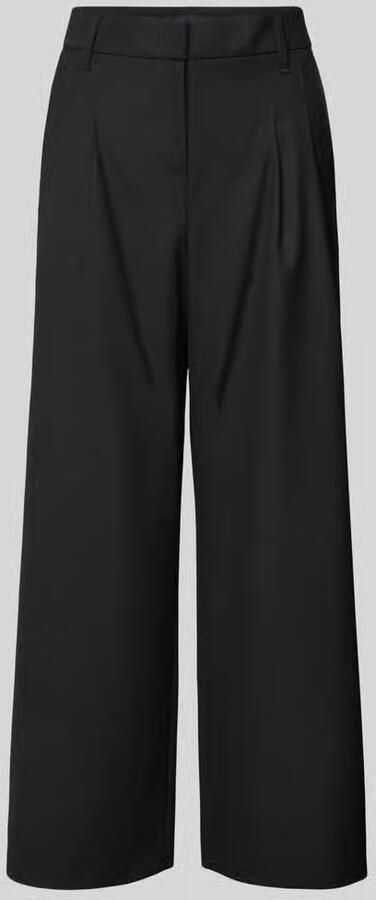 Gardeur Wide leg stoffen broek in verkorte pasvorm model 'Franca' - Foto 2