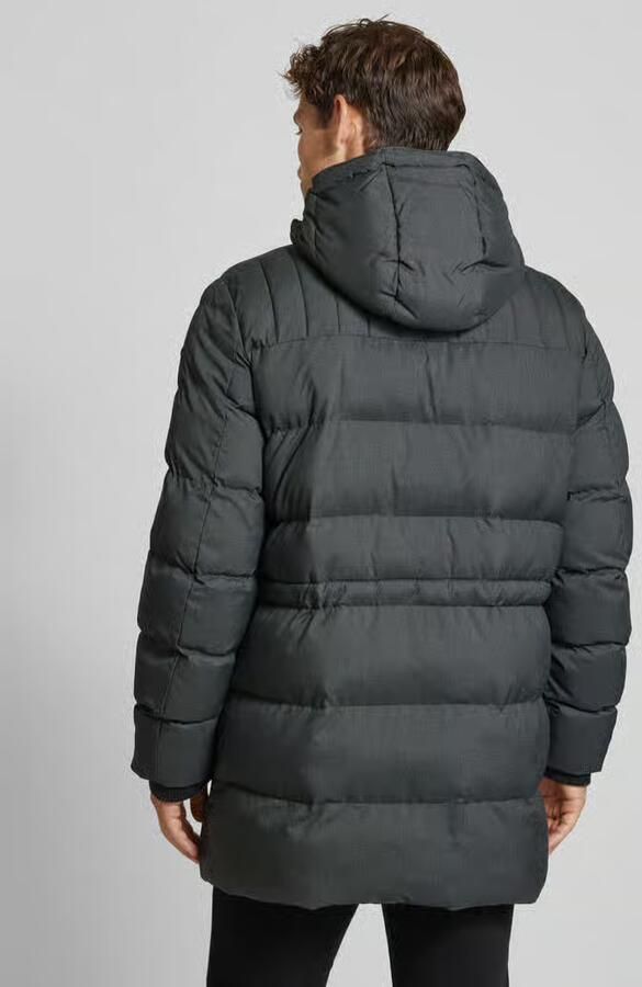 Geox Lang jack Sanford in gemêleerde look 4 zakken capuchon modieuze stitching - Foto 7