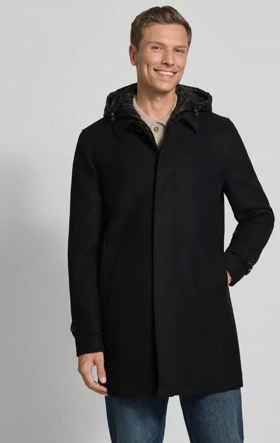 Geox Regular fit functioneel jack met wolmix model 'MONREALE' - Foto 2