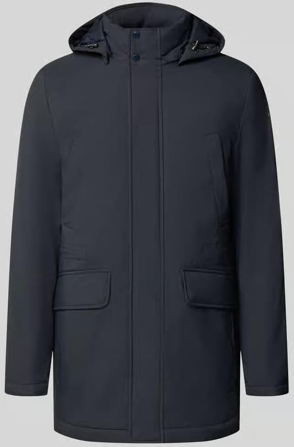 Geox Regular fit parka met afneembare capuchon