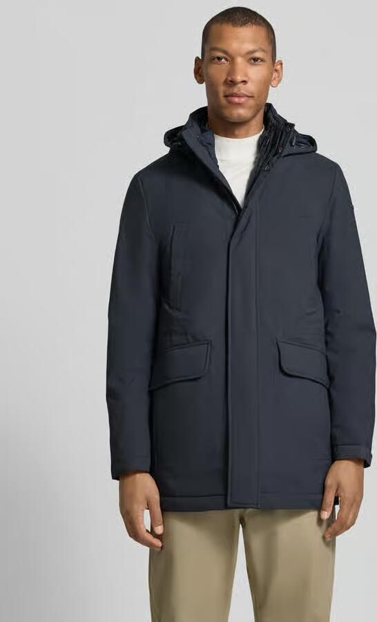 Geox Regular fit parka met afneembare capuchon - Foto 3