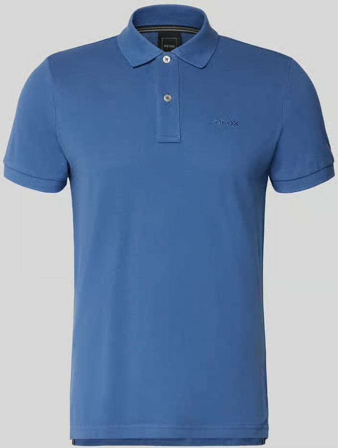 Geox slim fit poloshirt met gestikt logo - Foto 2