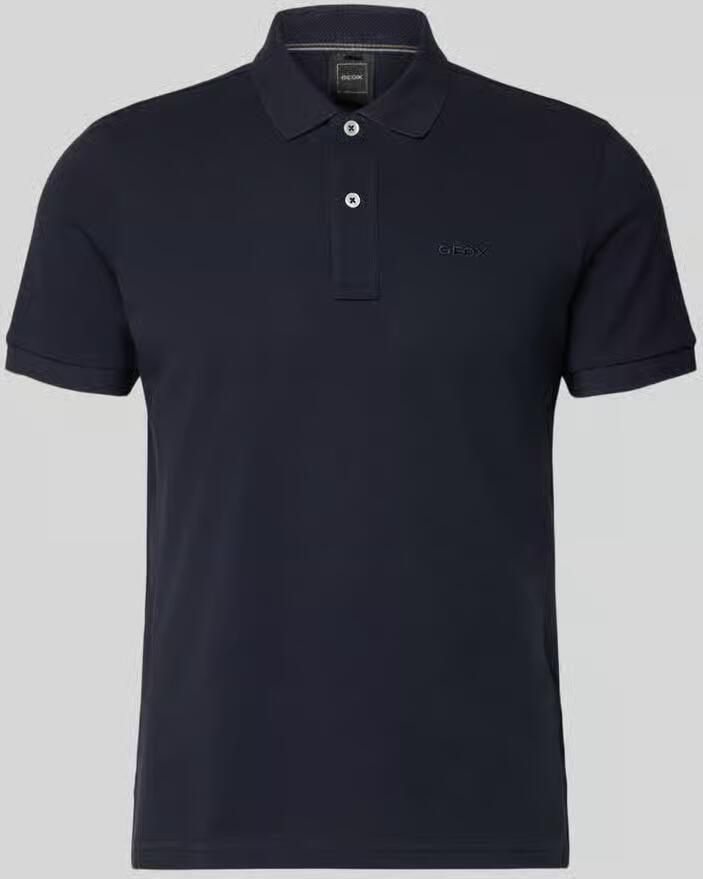 Geox slim fit poloshirt met gestikt logo - Foto 2