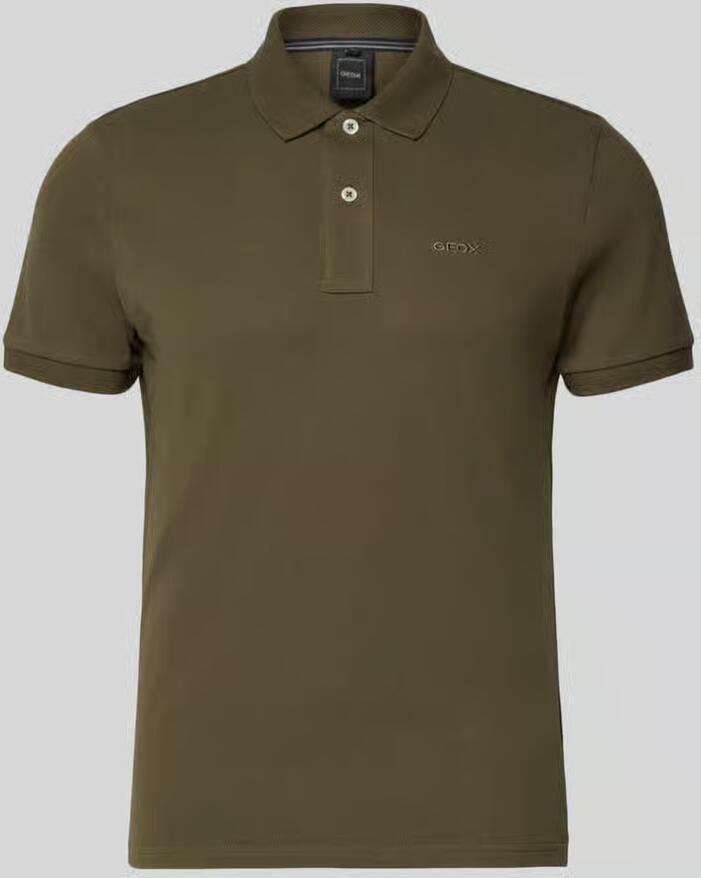 Geox slim fit poloshirt met gestikt logo - Foto 2