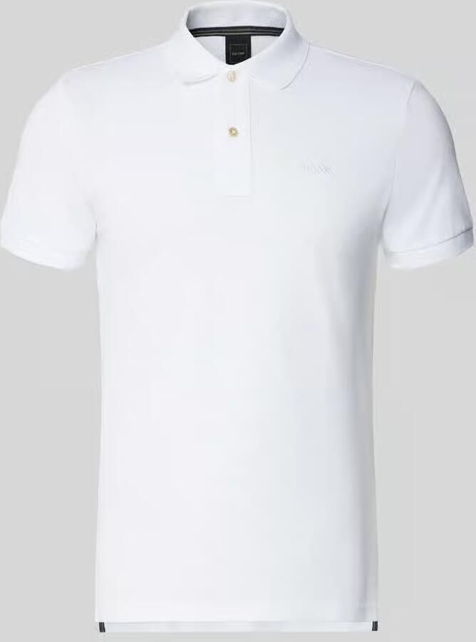 Geox slim fit poloshirt met gestikt logo - Foto 2