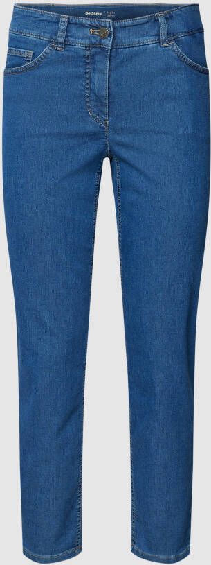 Gerry Weber Edition Korte slim fit jeans met stretch model 'Best4me'