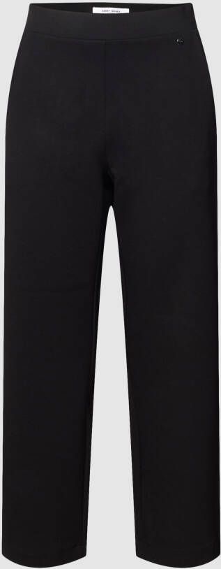 Gerry Weber Edition Stoffen broek met labeldetail model 'Culotte'