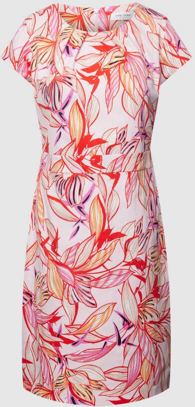 Gerry Weber Knielange jurk met all-over bloemenmotief