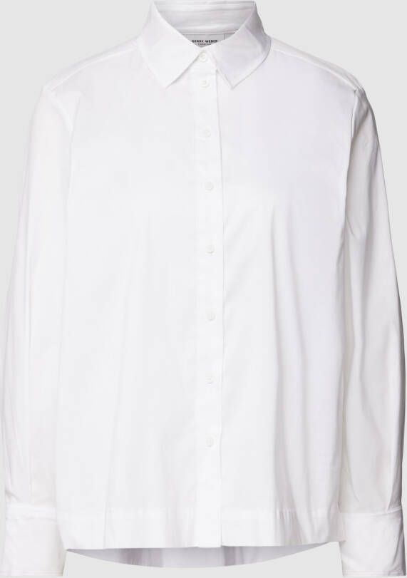 Gerry Weber Klassieke blouse Klassieke katoenen blouse met stretchcomfort