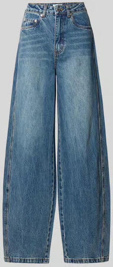 Gestuz barrel fit jeans van katoenmix model 'Melu' - Foto 2