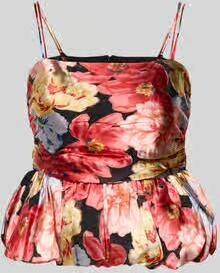 Gestuz Blousetop van mix van viscose en zijde model 'sigrida'