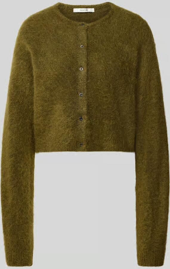 Gestuz Gebreid jack van mix van wol en mohair model 'debbie' - Foto 5