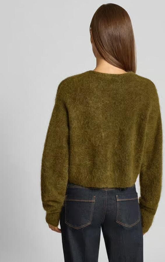 Gestuz Gebreid jack van mix van wol en mohair model 'debbie' - Foto 6