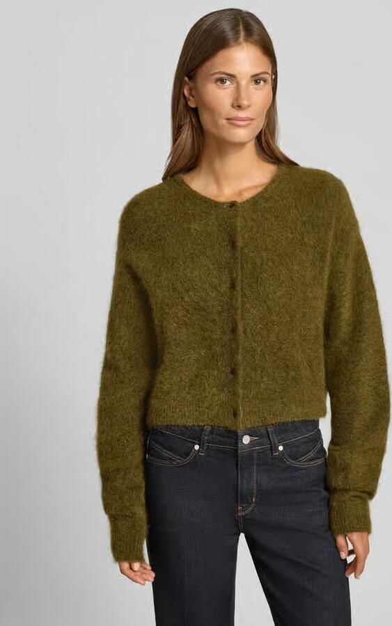 Gestuz Gebreid jack van mix van wol en mohair model 'debbie' - Foto 7