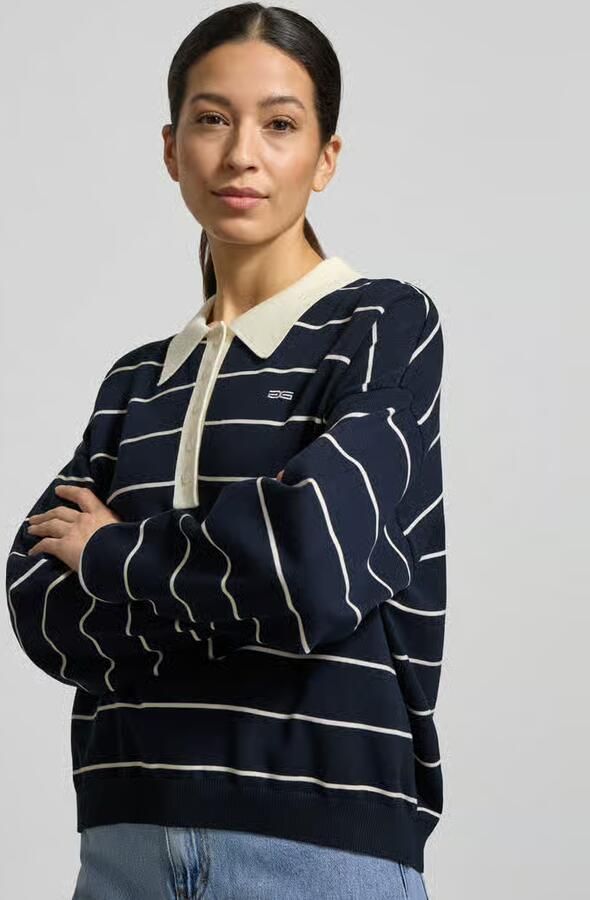 Gestuz Gebreide pullover met polokraag model 'taige' - Foto 2
