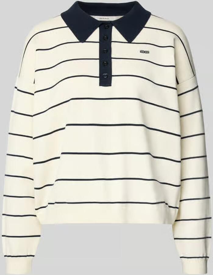 Gestuz Gebreide pullover met polokraag model 'taige'