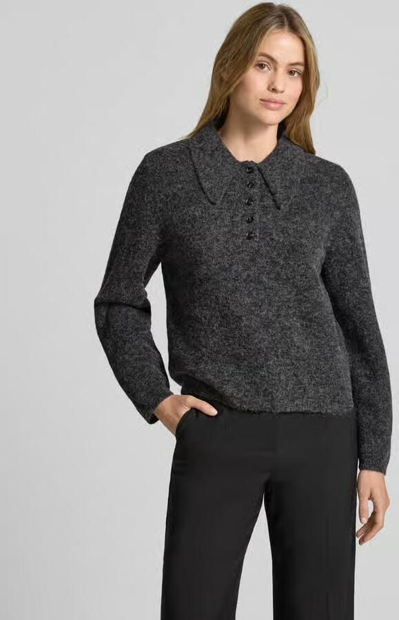 Gestuz Gebreide pullover van mix van wol en alpaca model 'alpha' - Foto 2