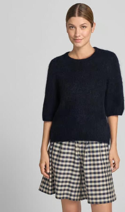 Gestuz Gebreide pullover van mohair-mix met 1 2-mouwen model 'debbie' - Foto 2