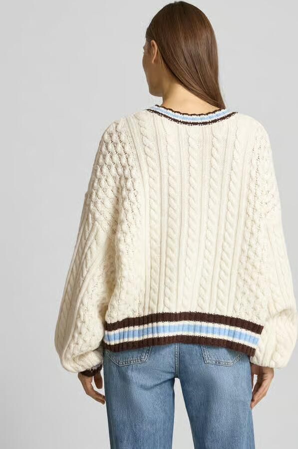 Gestuz Gebreide pullover van wolmix model 'MARWENI'