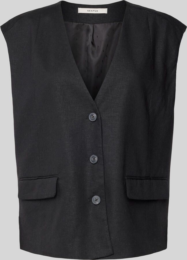 Gestuz Gilet met V-hals model 'izza' - Foto 2