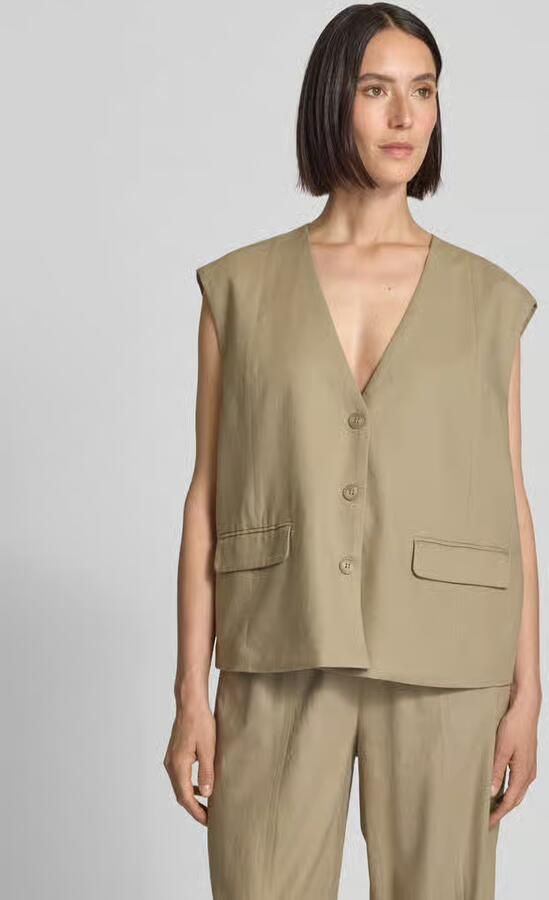 Gestuz Gilet met V-hals model 'izza' - Foto 2