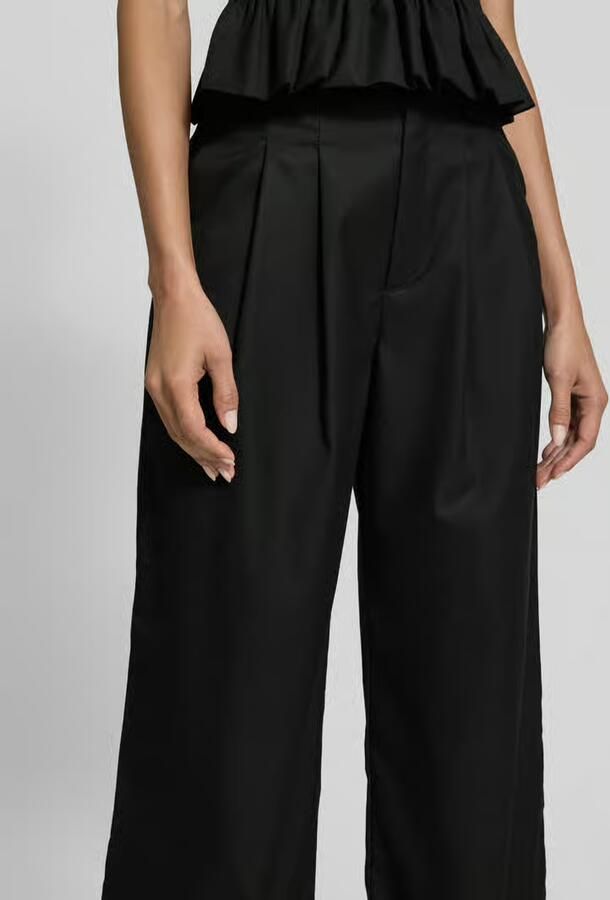 Gestuz High waist broek met bandplooien model 'pauline' - Foto 2