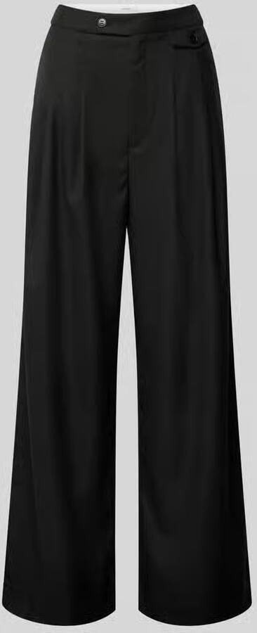 Gestuz High waist broek met bandplooien model 'pauline'
