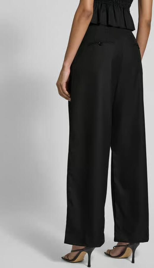 Gestuz High waist broek met bandplooien model 'pauline'