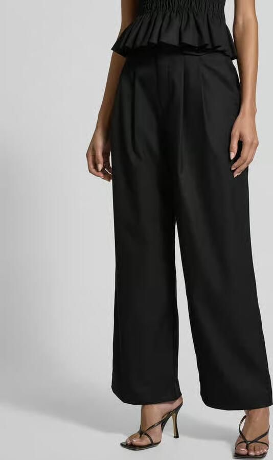 Gestuz High waist broek met bandplooien model 'pauline' - Foto 3