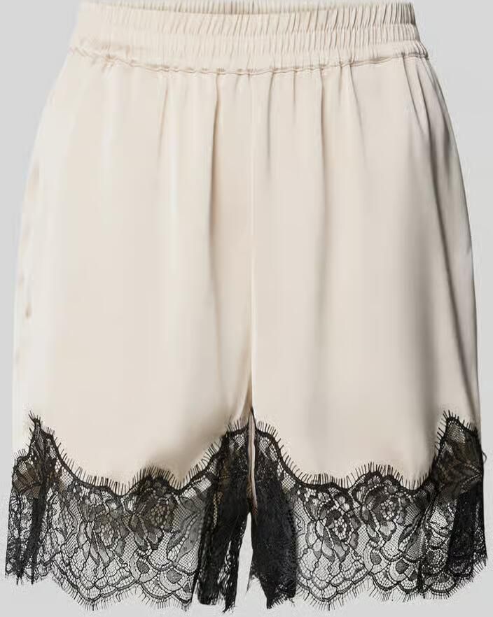 Gestuz High waist korte broek met kant model 'lalou' - Foto 6