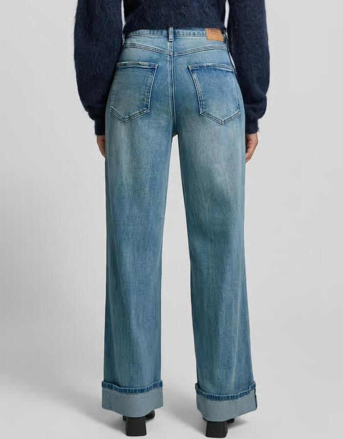 GESTUZ Dames Jeans Gzsara Hw Wide Jeans Lichtblauw - Foto 5