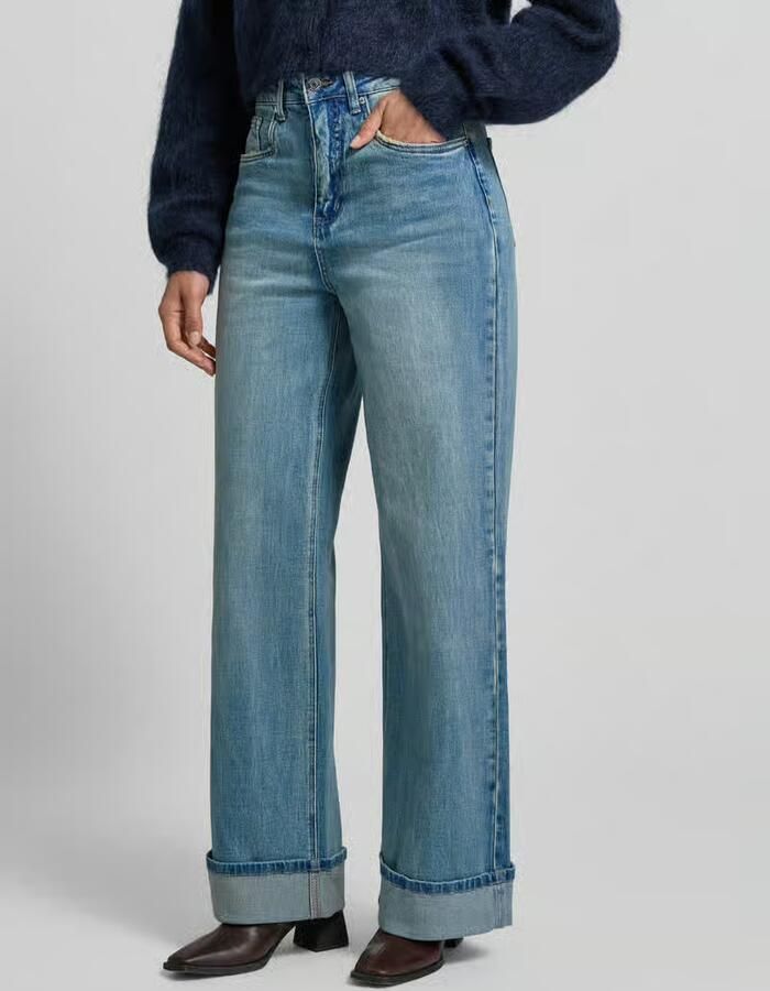 GESTUZ Dames Jeans Gzsara Hw Wide Jeans Lichtblauw - Foto 6