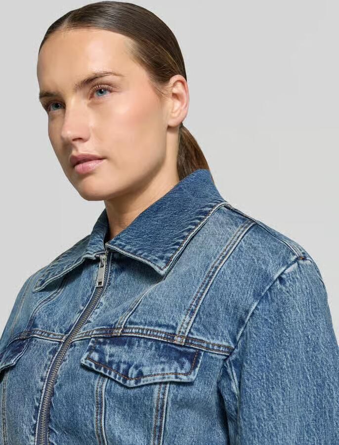 Gestuz Jeansjack van katoenmix model 'Melu'