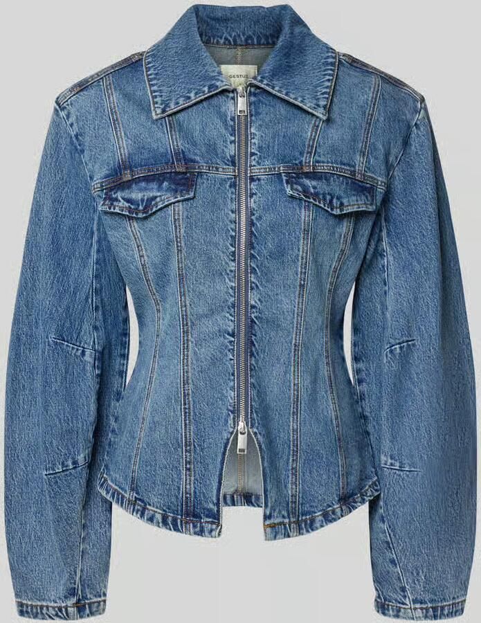 Gestuz Jeansjack van katoenmix model 'Melu' - Foto 2