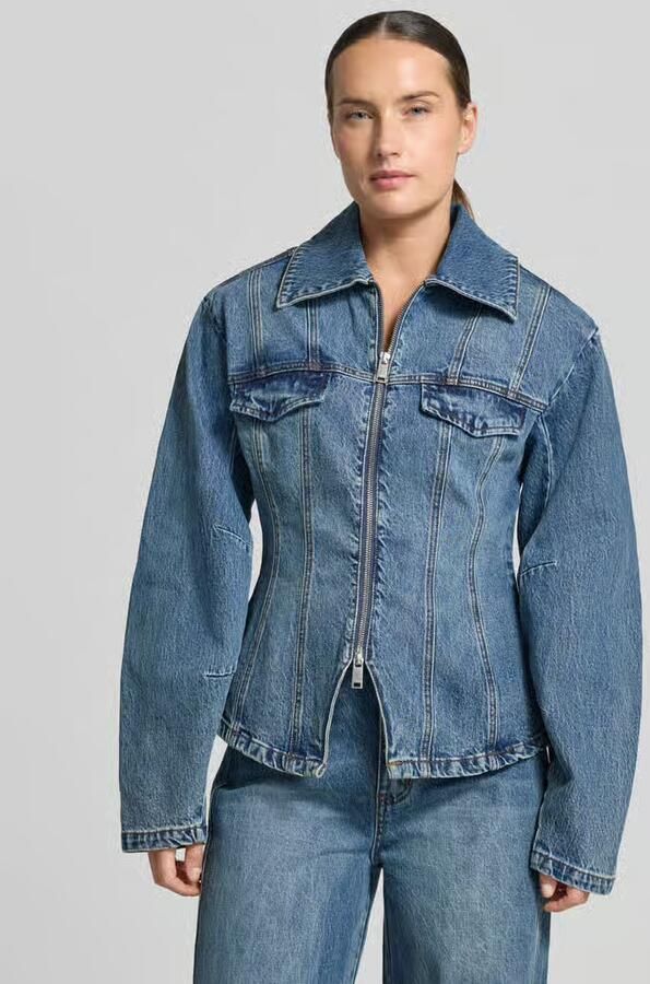 Gestuz Jeansjack van katoenmix model 'Melu' - Foto 4