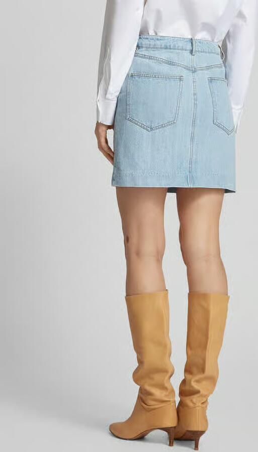 Gestuz Jeansrok met steekzakken model 'Vella' - Foto 9