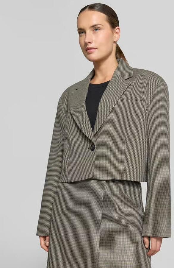 Gestuz Kort blazer met platte kraag model 'Casia'