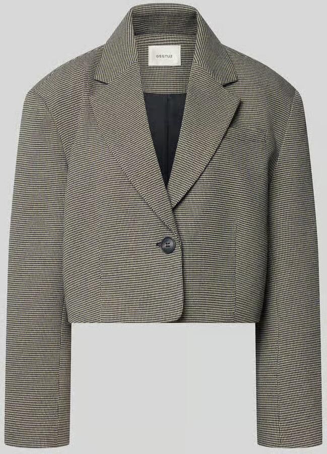 Gestuz Kort blazer met platte kraag model 'Casia' - Foto 2