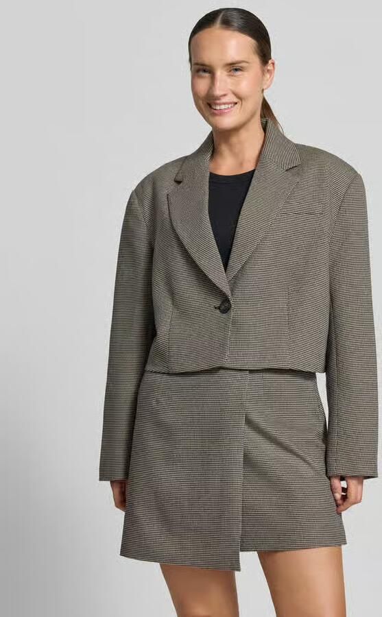Gestuz Kort blazer met platte kraag model 'Casia' - Foto 3