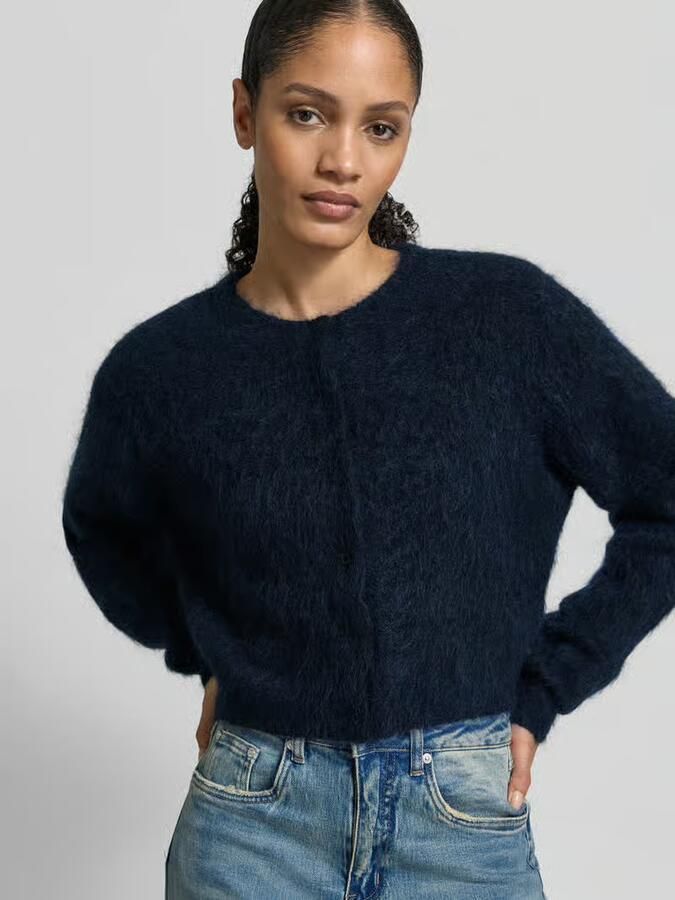 Gestuz Kort Gebreid jack van Mix van wol en mohair Model 'Debbie' - Foto 2
