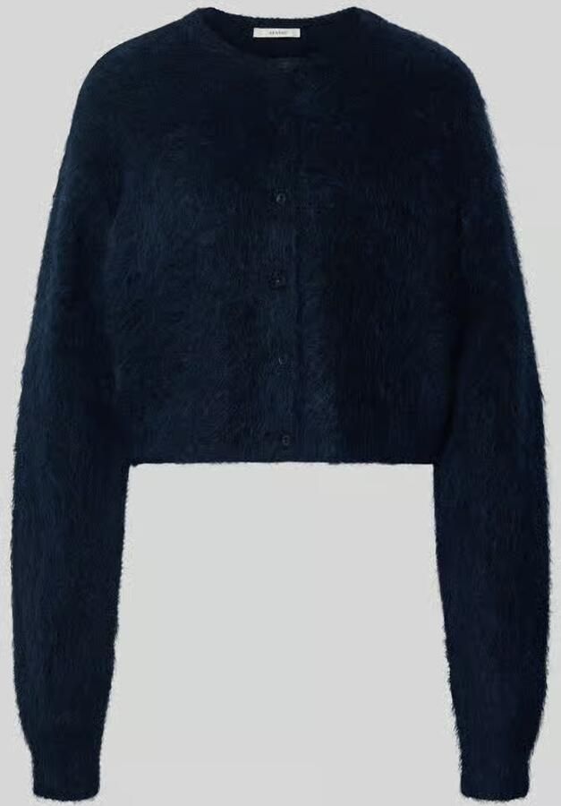 Gestuz Kort Gebreid jack van Mix van wol en mohair Model 'Debbie'