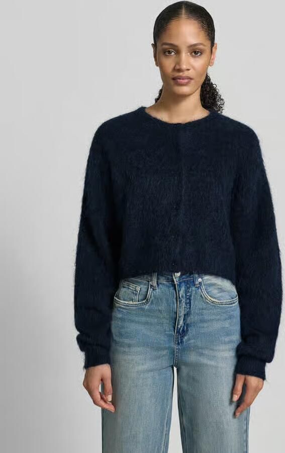 Gestuz Kort Gebreid jack van Mix van wol en mohair Model 'Debbie' - Foto 2