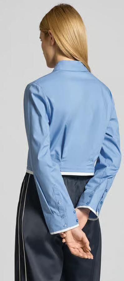 Gestuz Kort Overhemdblouse met Plooien Model 'Zopy'