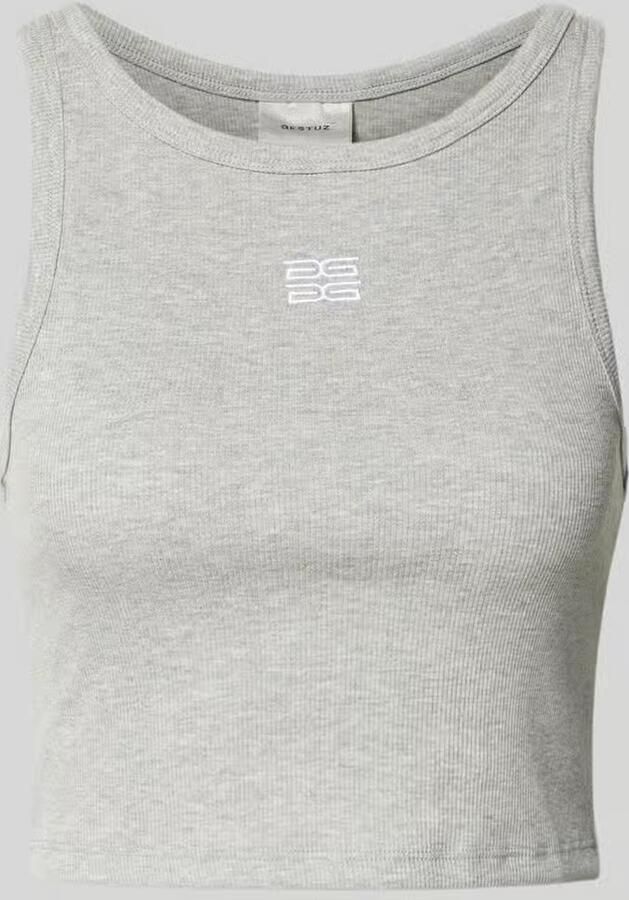 Gestuz Korte top met labelstitching model 'drew'