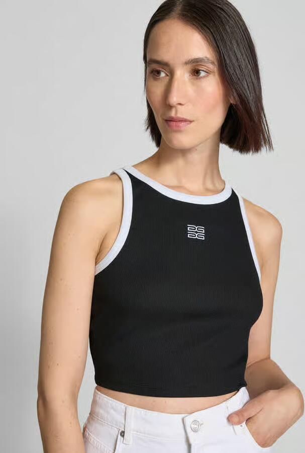 Gestuz Korte top met labelstitching model 'drew'