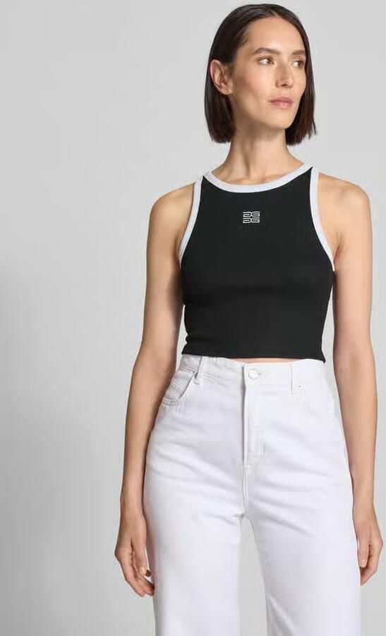 Gestuz Korte top met labelstitching model 'drew' - Foto 4