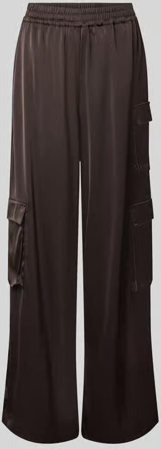 Gestuz Loose fit stoffen broek met elastische band model 'darzi'