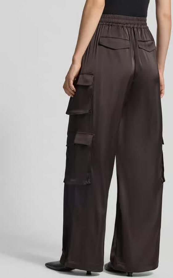 Gestuz Loose fit stoffen broek met elastische band model 'darzi' - Foto 2
