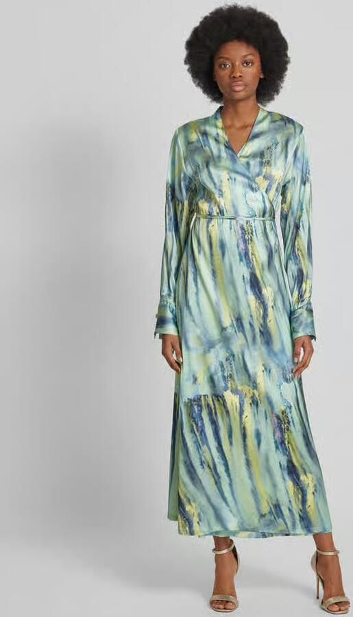 Gestuz Maxi-jurk met strikceintuur model 'Walery' - Foto 2